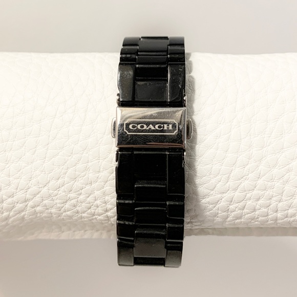 Coach Women's Black Plastic Bracelet Watch - Picture 2 of 3